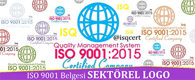 iso 9001 belgesi sektörel logoları içerik